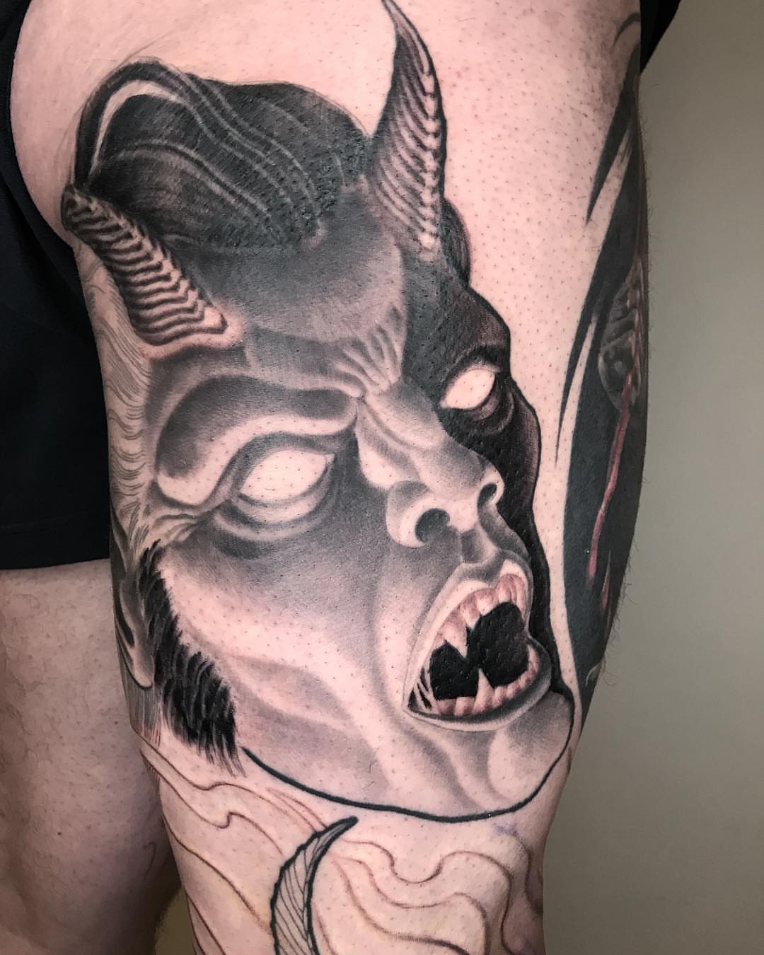 Tattoo by @imperialtattoo — black_and_grey, realism