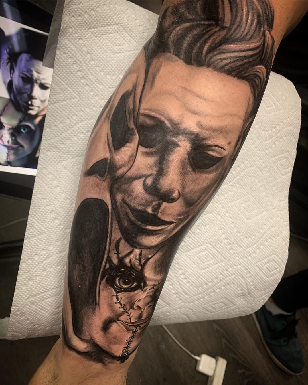 Tattoo by @bradbodenbendertattoos — realism, dark_realism