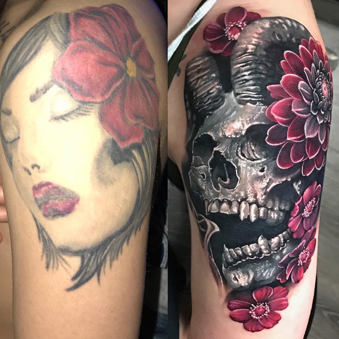 Tattoo by @howboutjesse_tattoos — realism, dotwork