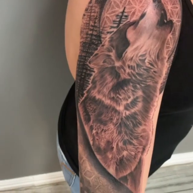 Tattoo by @chanler_tattoos — realism, black_and_grey