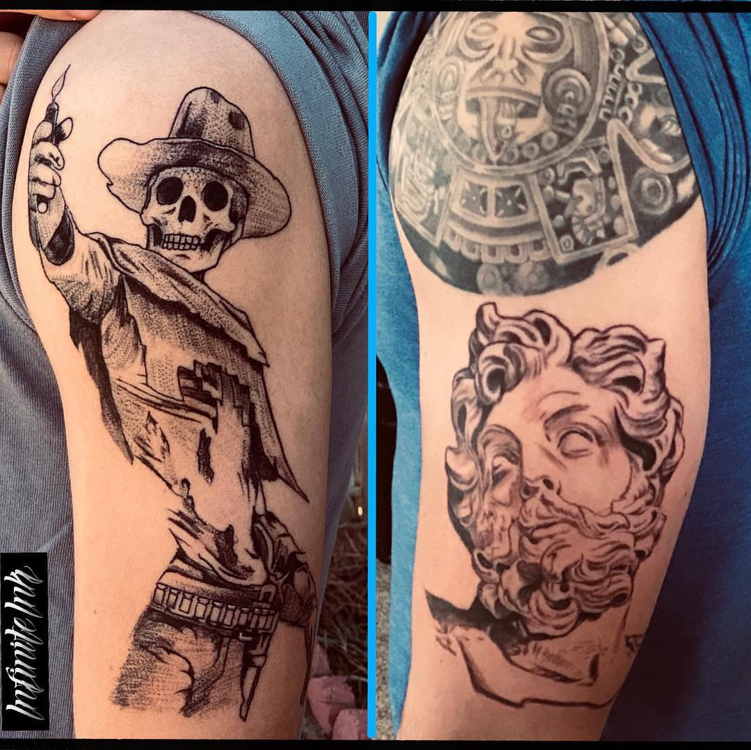 Tattoo by @infiniteink_tattoocollective — black_and_grey, realism