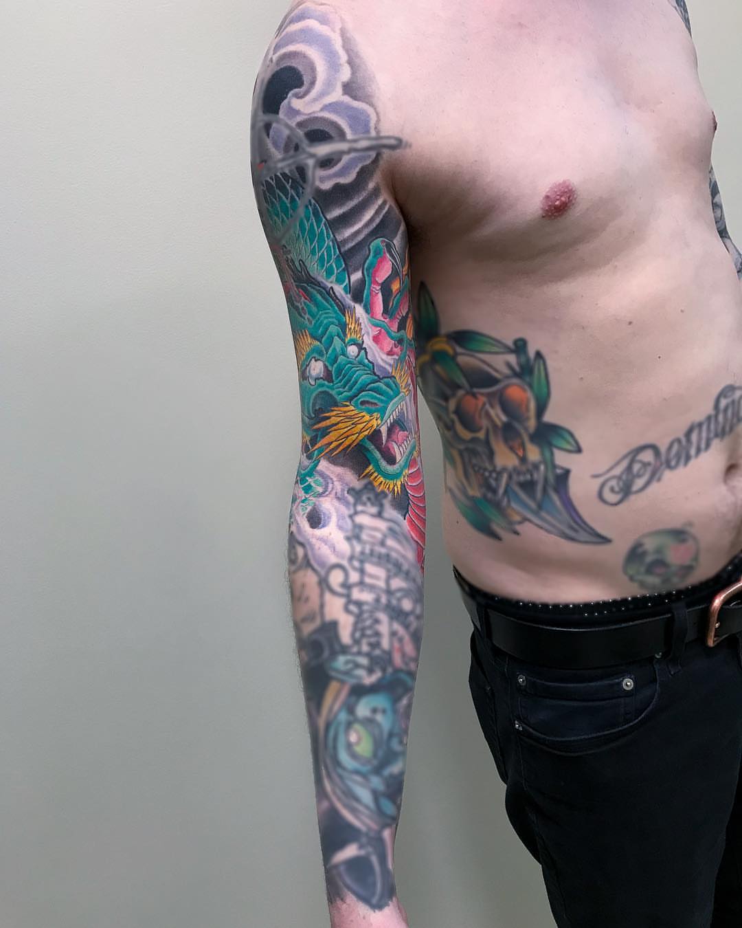 Tattoo by @imperialtattoo — american_traditional, japanese_irezumi