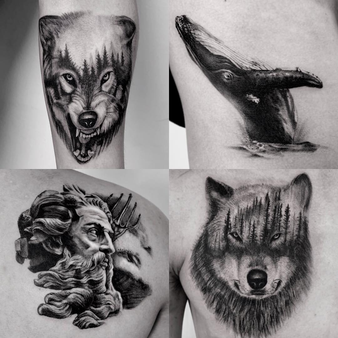Tattoo by @digo_tattooer — realism, black_and_grey