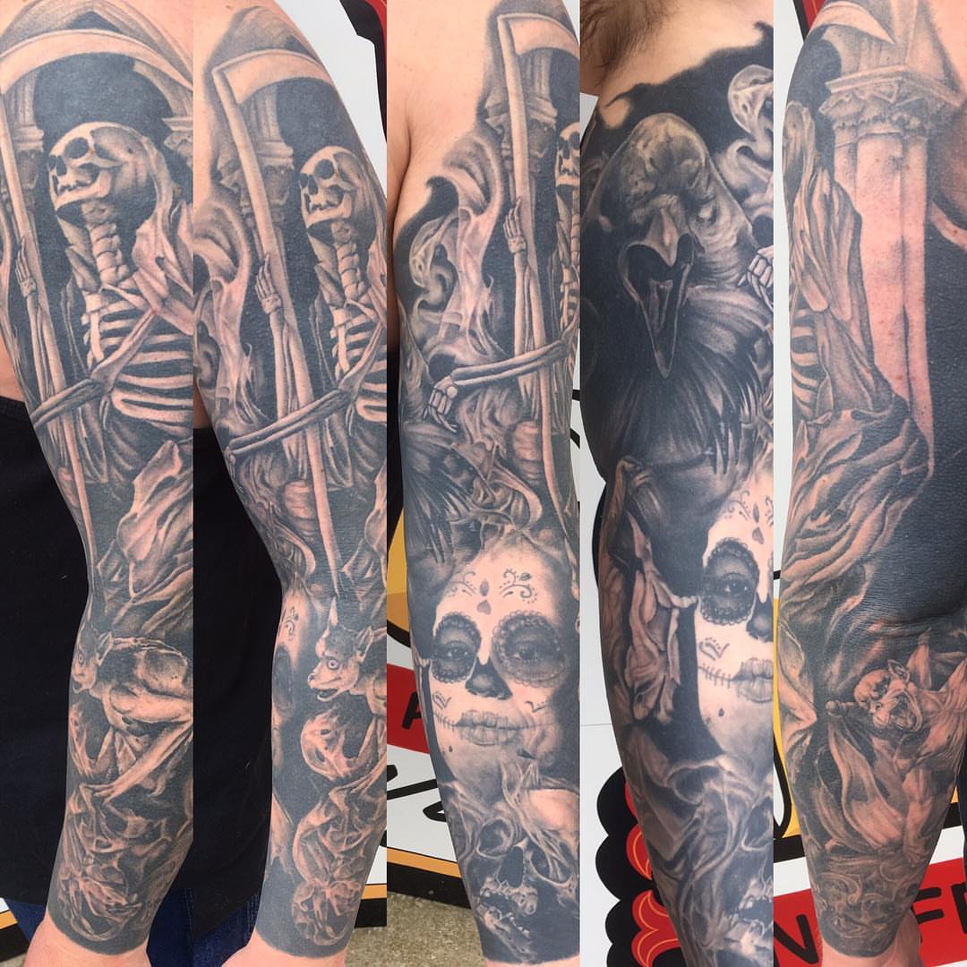 Tattoo by @joshuachatwin — black_and_grey, realism