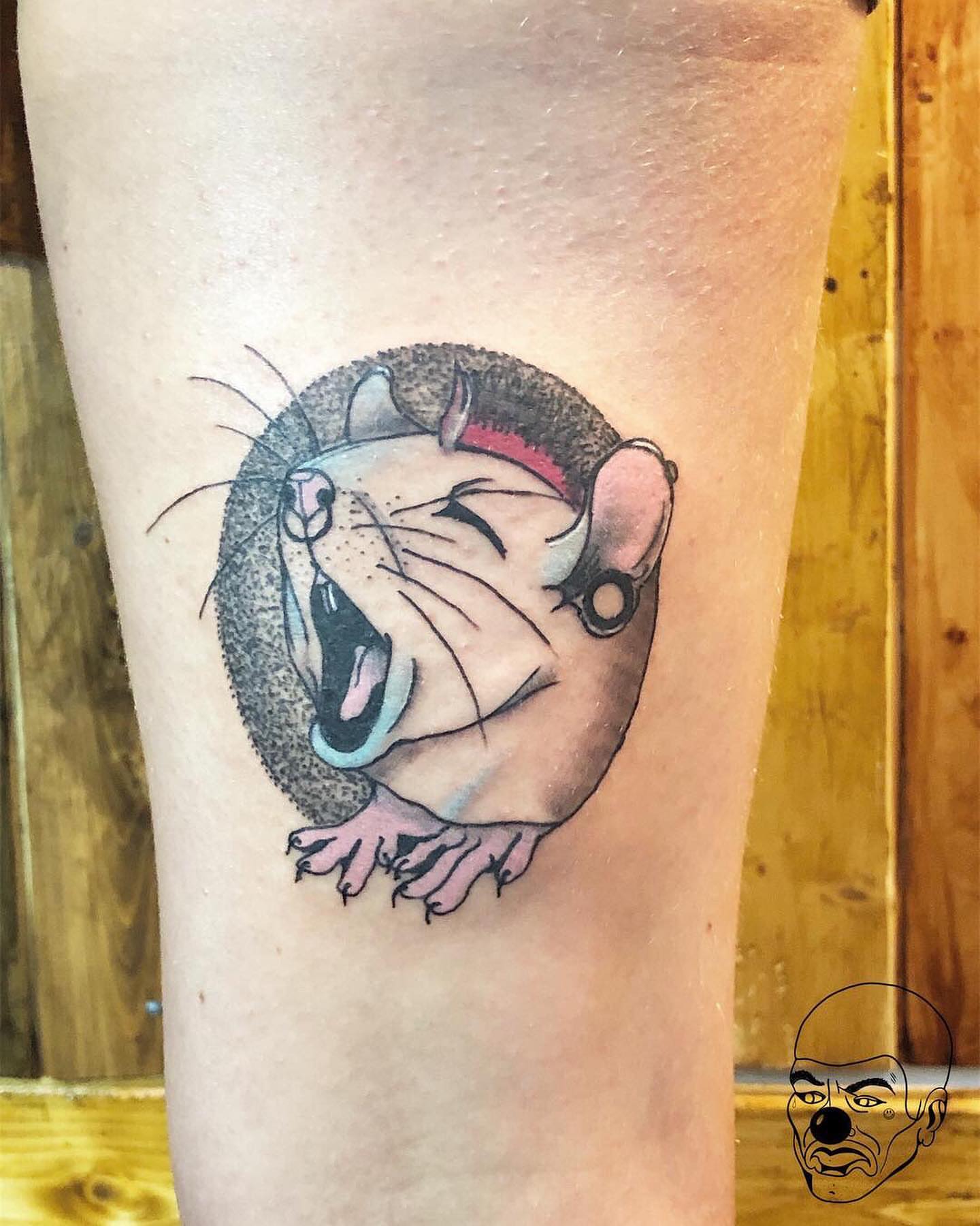 Rat realism tattoo on the forearm by πππ πππππππ