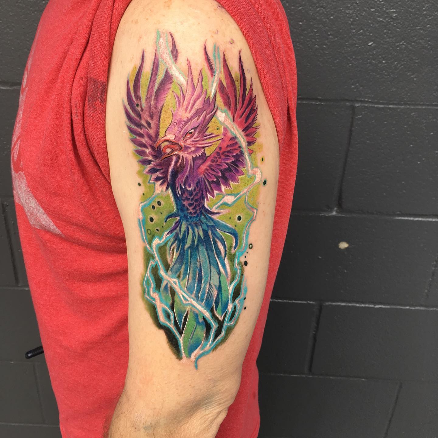 Tattoo by @ianhillart — new_school, watercolor
