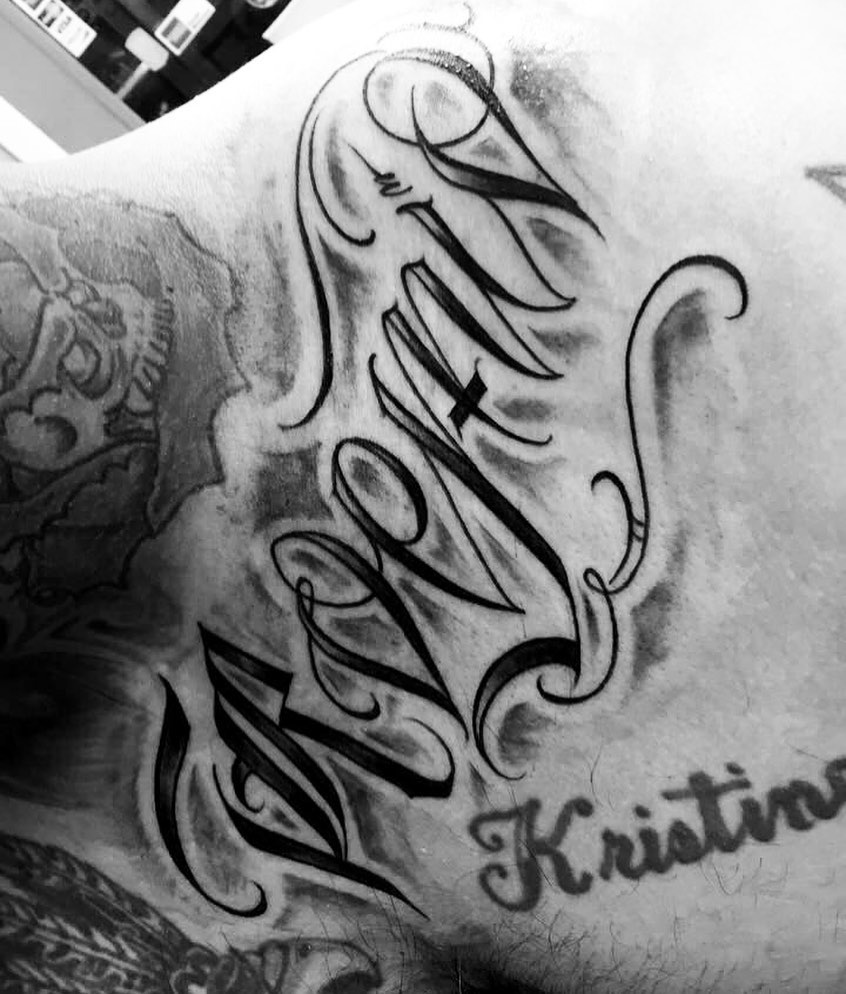 Tattoo by @jokertattoos — lettering_script