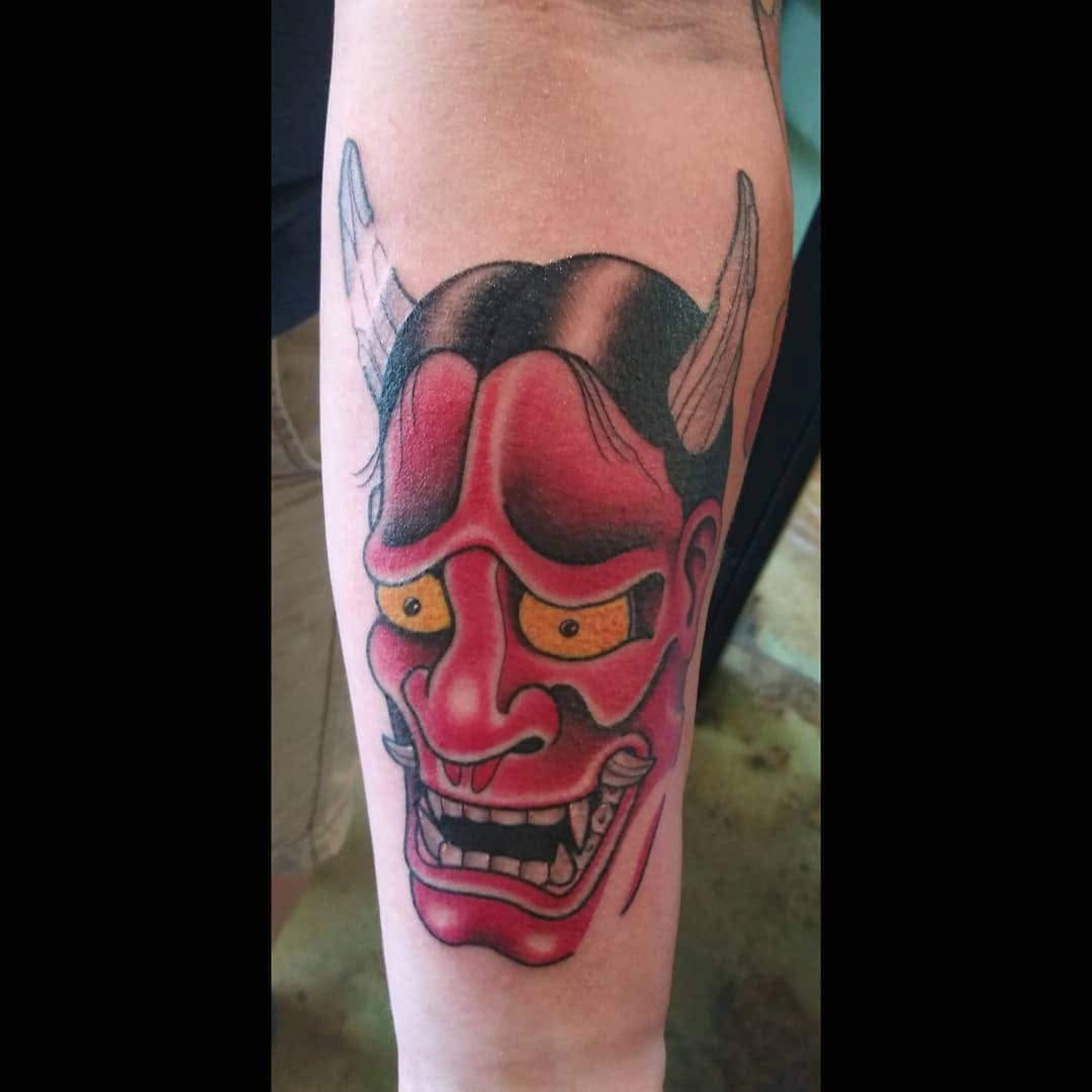 Tattoo by @dorroughtattooer — japanese_irezumi, american_traditional