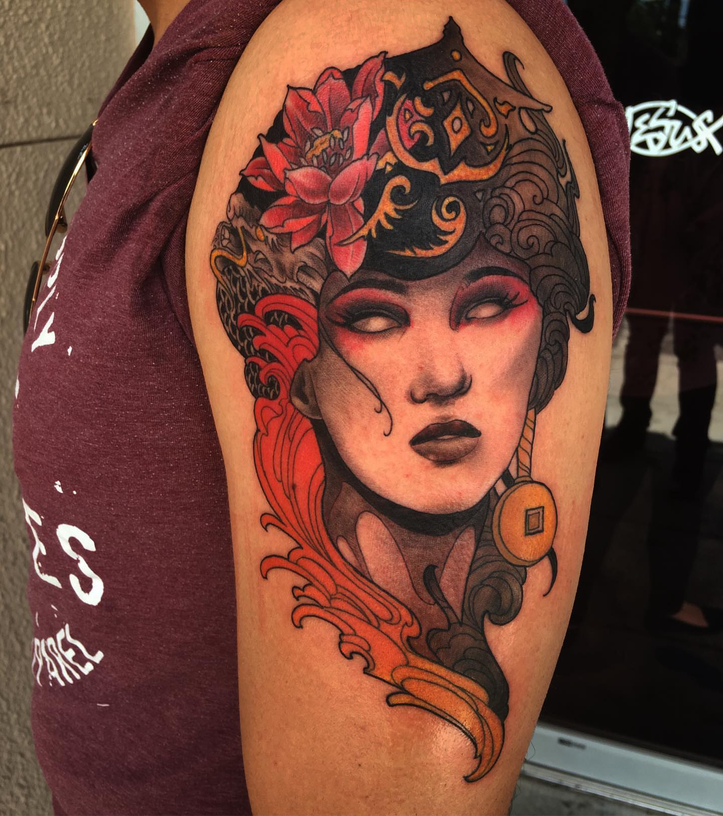 Tattoo by @jdmroxy_24 — american_traditional, realism