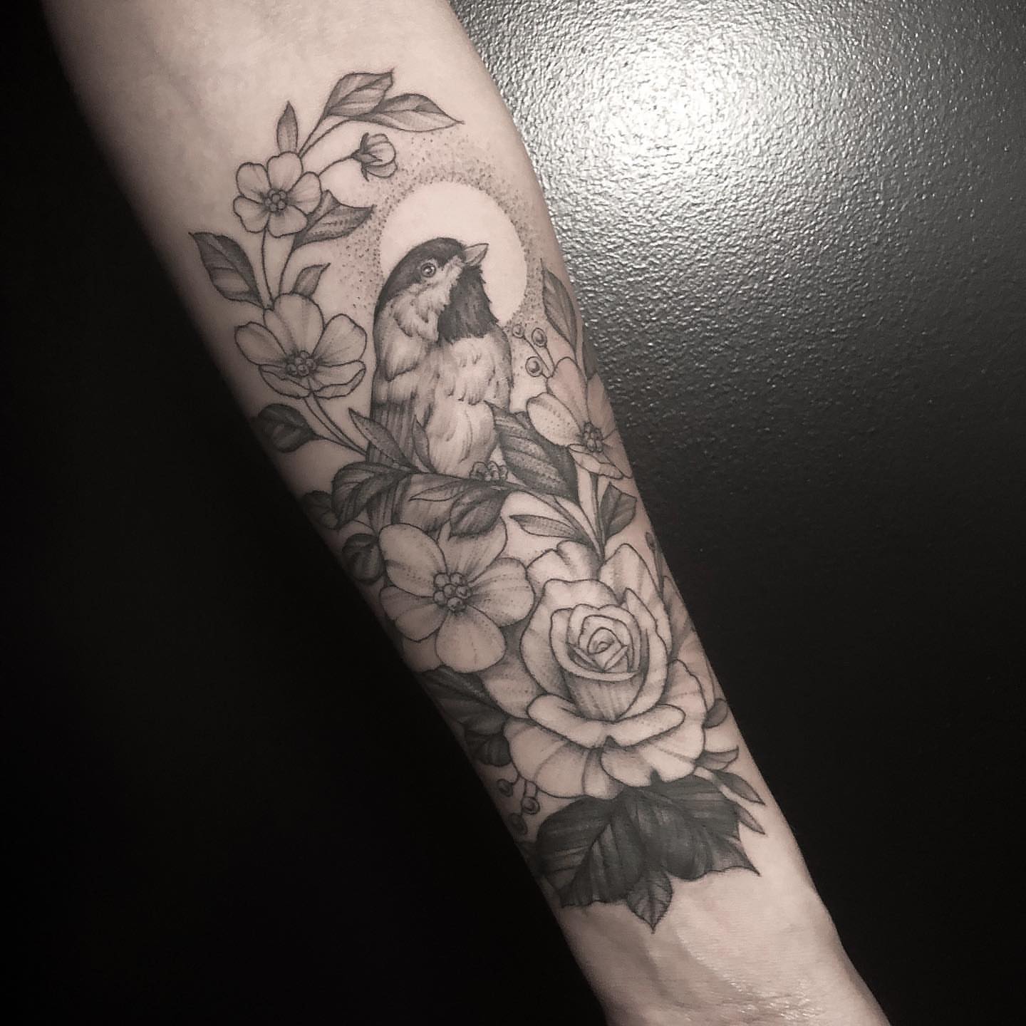 Tattoo by @loganficktattoos — black_and_grey, realism