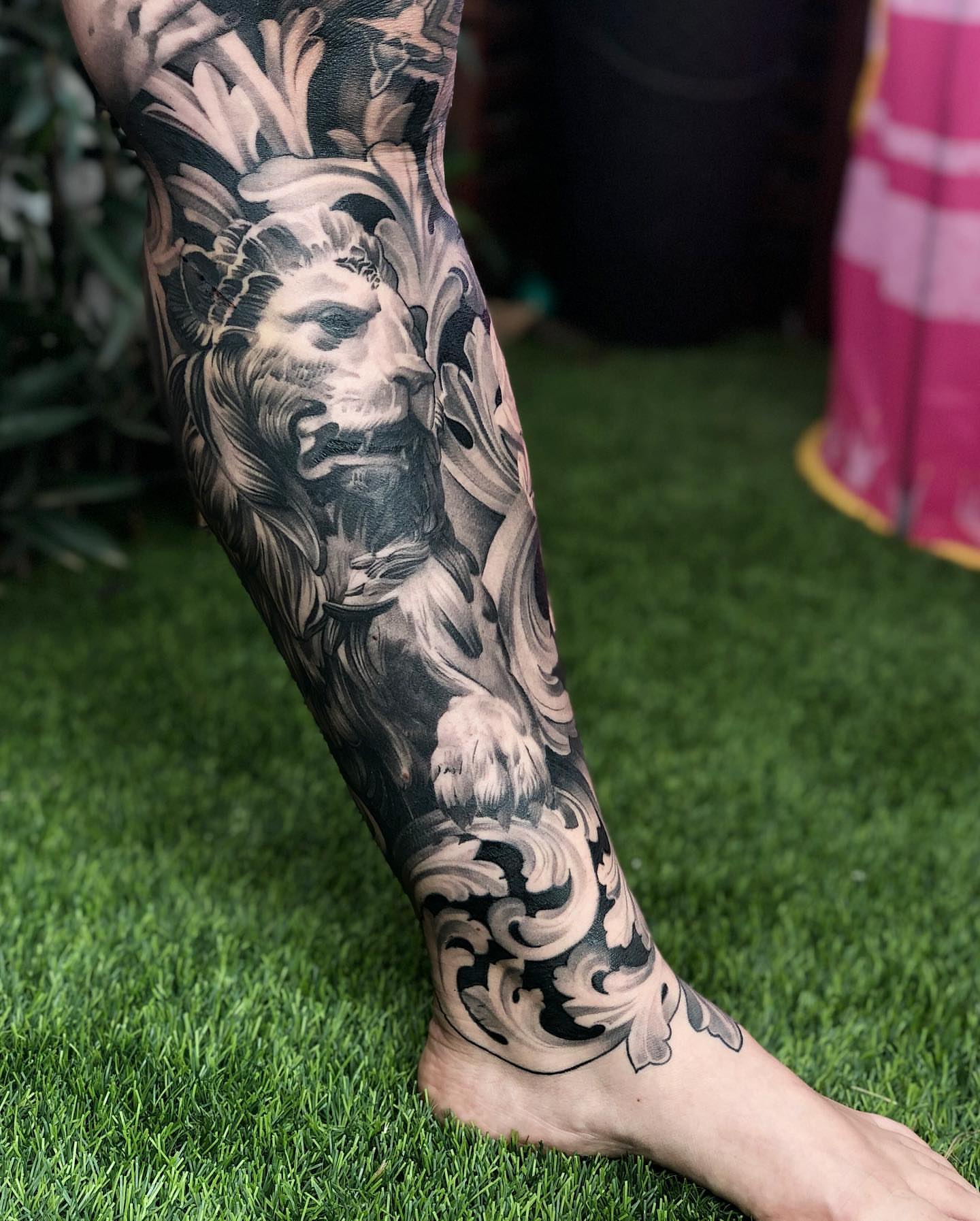 Tattoo by @fabio_tattooartist — black_and_grey, realism