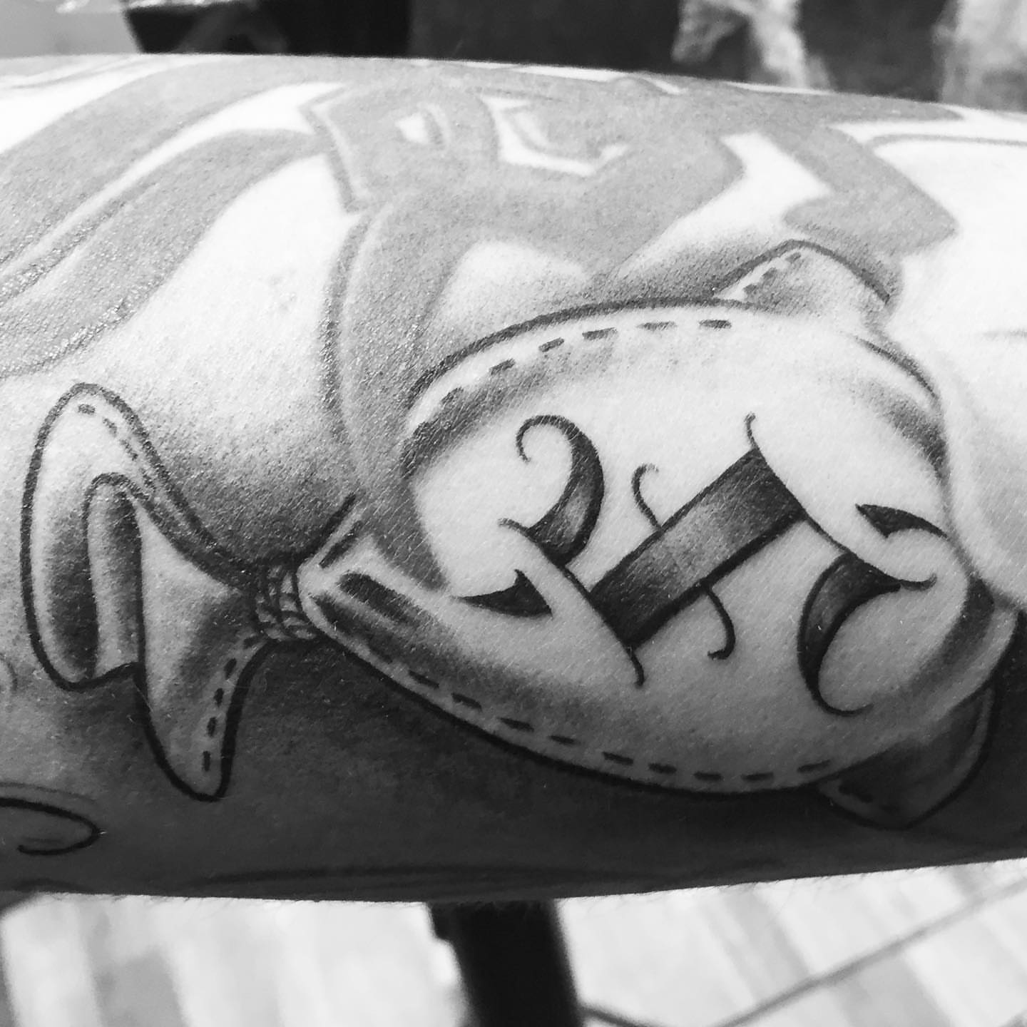 Tattoo by @jokertattoos — black_and_grey