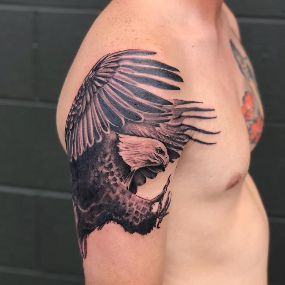Tattoo by @210miketheinkman — realism, black_and_grey