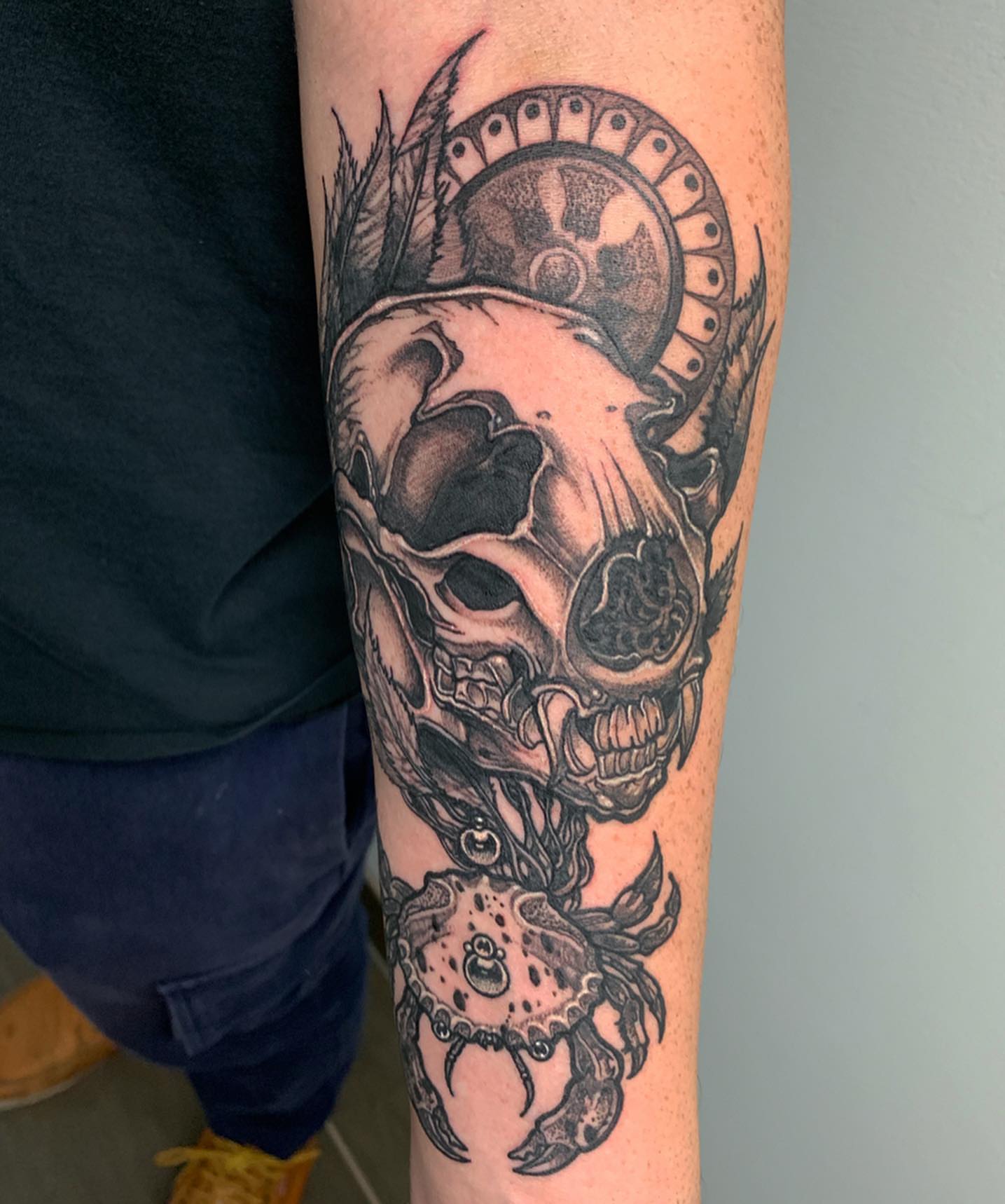 Tattoo by @fabianbaigueratattoo — black_and_grey, realism