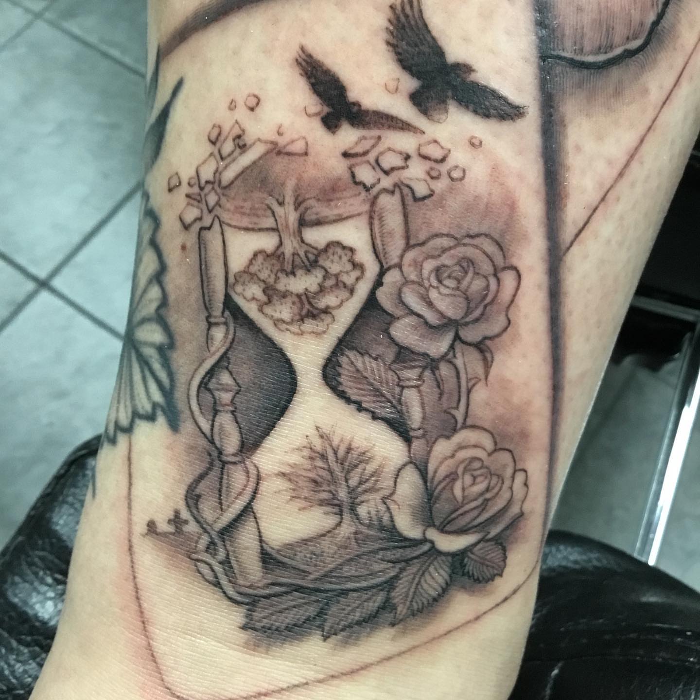 Tattoo by @howboutjesse_tattoos — black_and_grey, realism