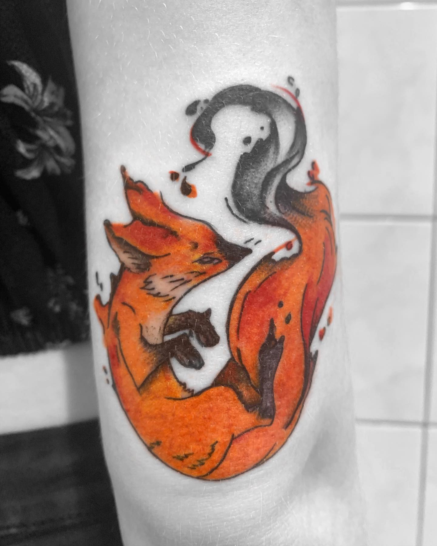 Tattoo by @sabrina_tattoos_ — dotwork
