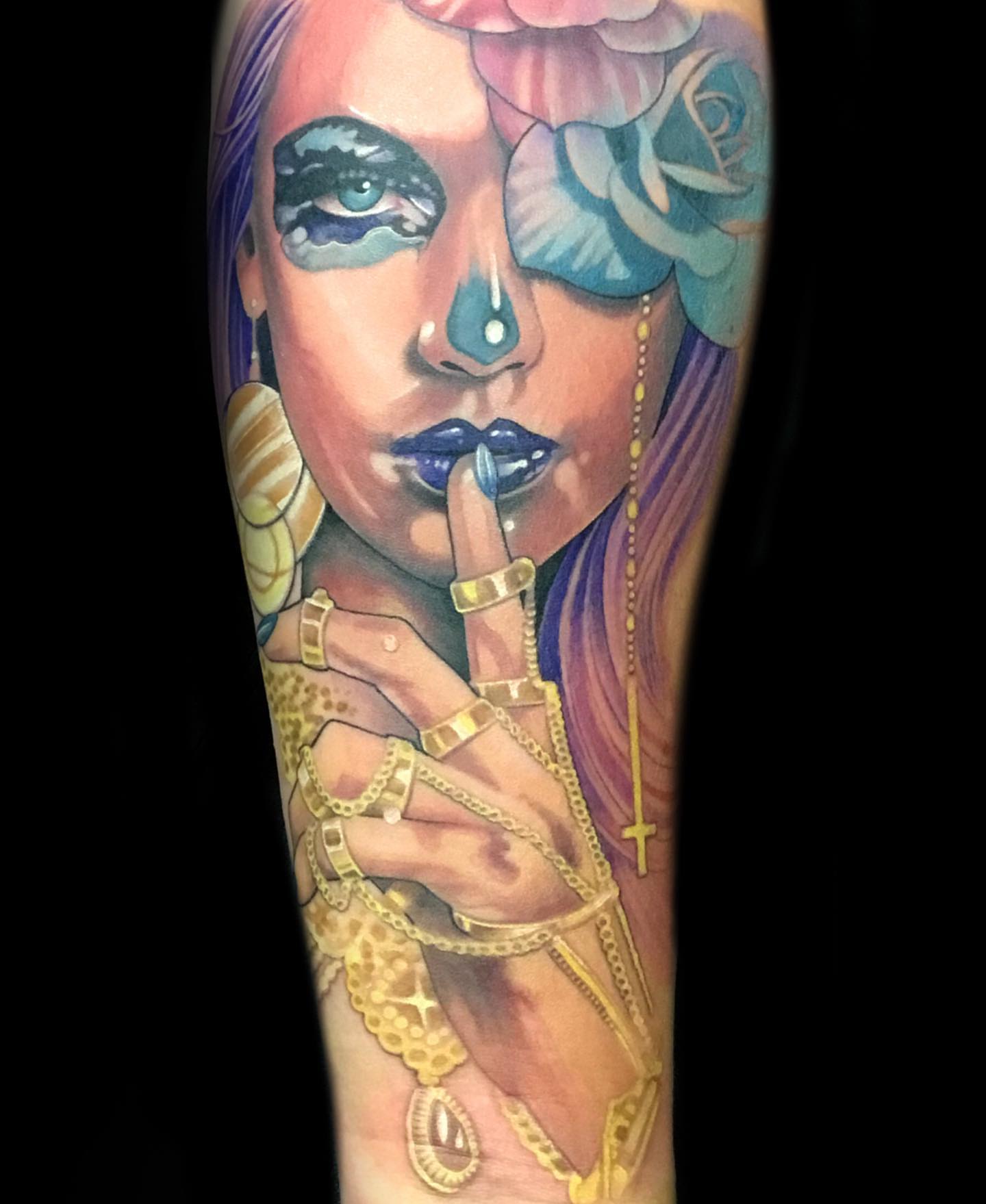 Tattoo by @howboutjesse_tattoos — realism, illustrative