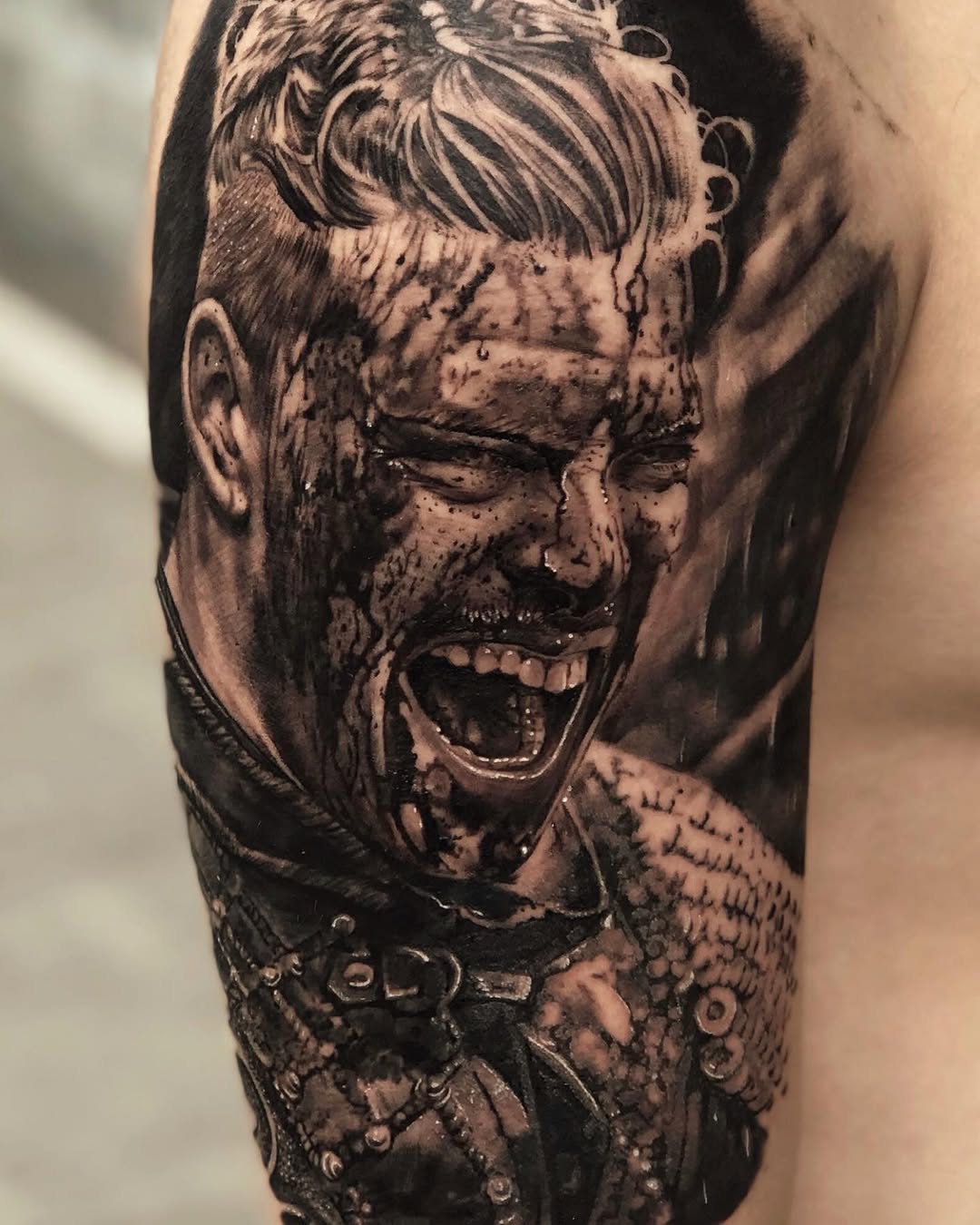 Tattoo by @italonanais — realism, black_and_grey