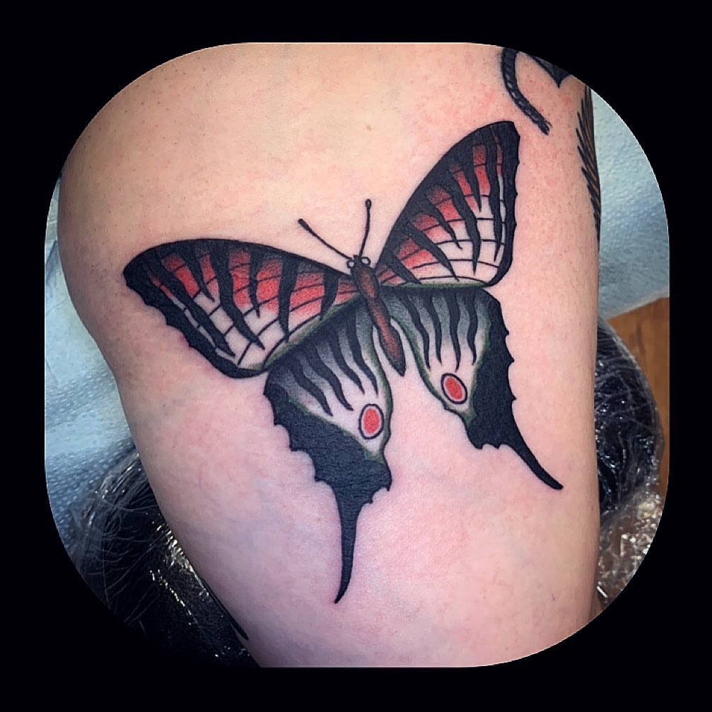 Tattoo by @frankphoenix — american_traditional, black_and_grey