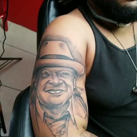 Tattoo by @v.tattooz — realism, black_and_grey