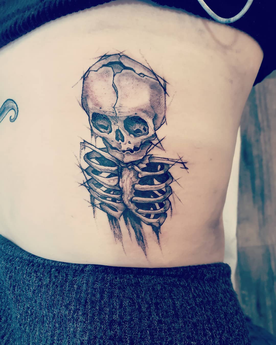 Tattoo by @mikedellerba — black_and_grey, realism