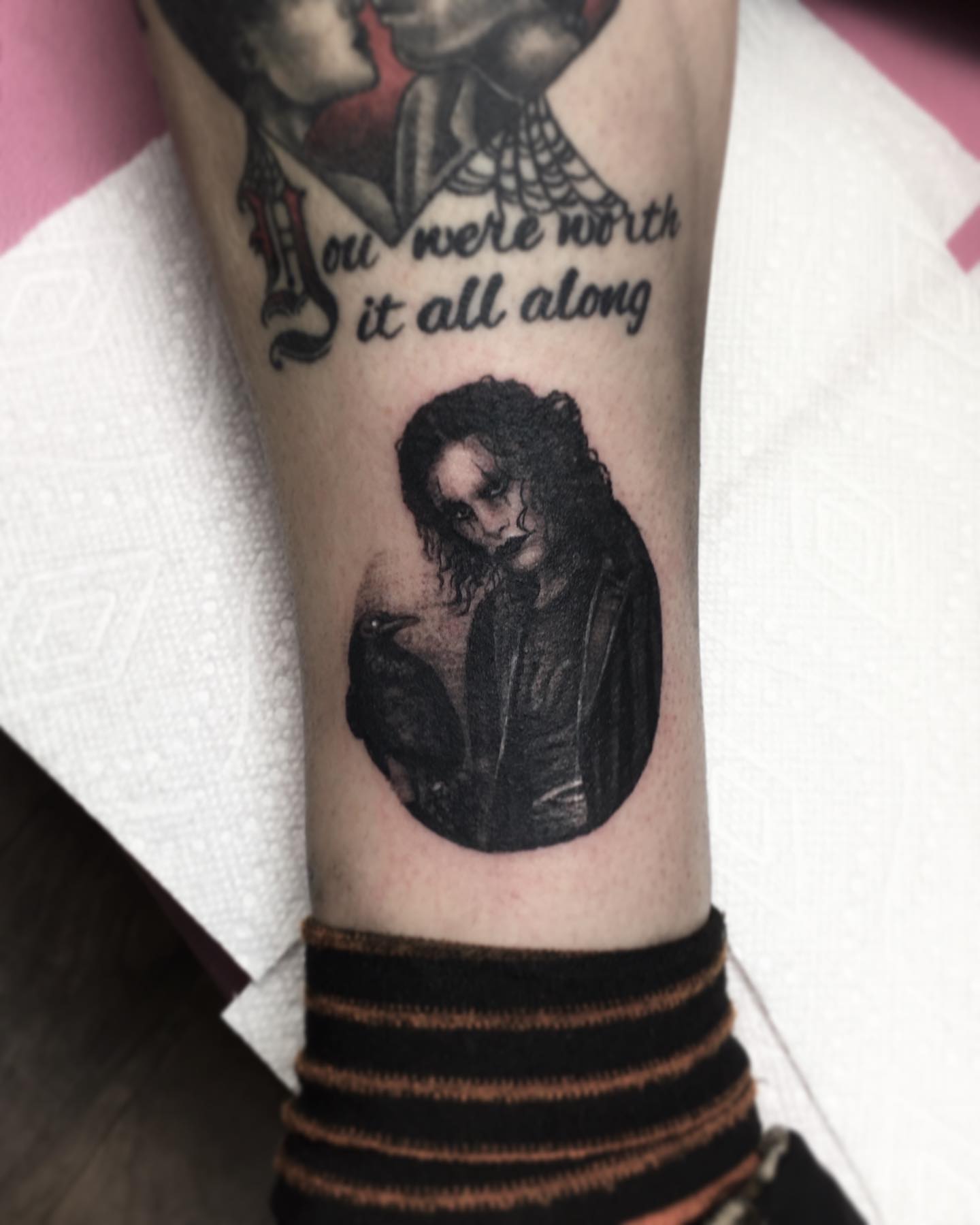 Tattoo by @lizpavtattoos — black_and_grey, realism