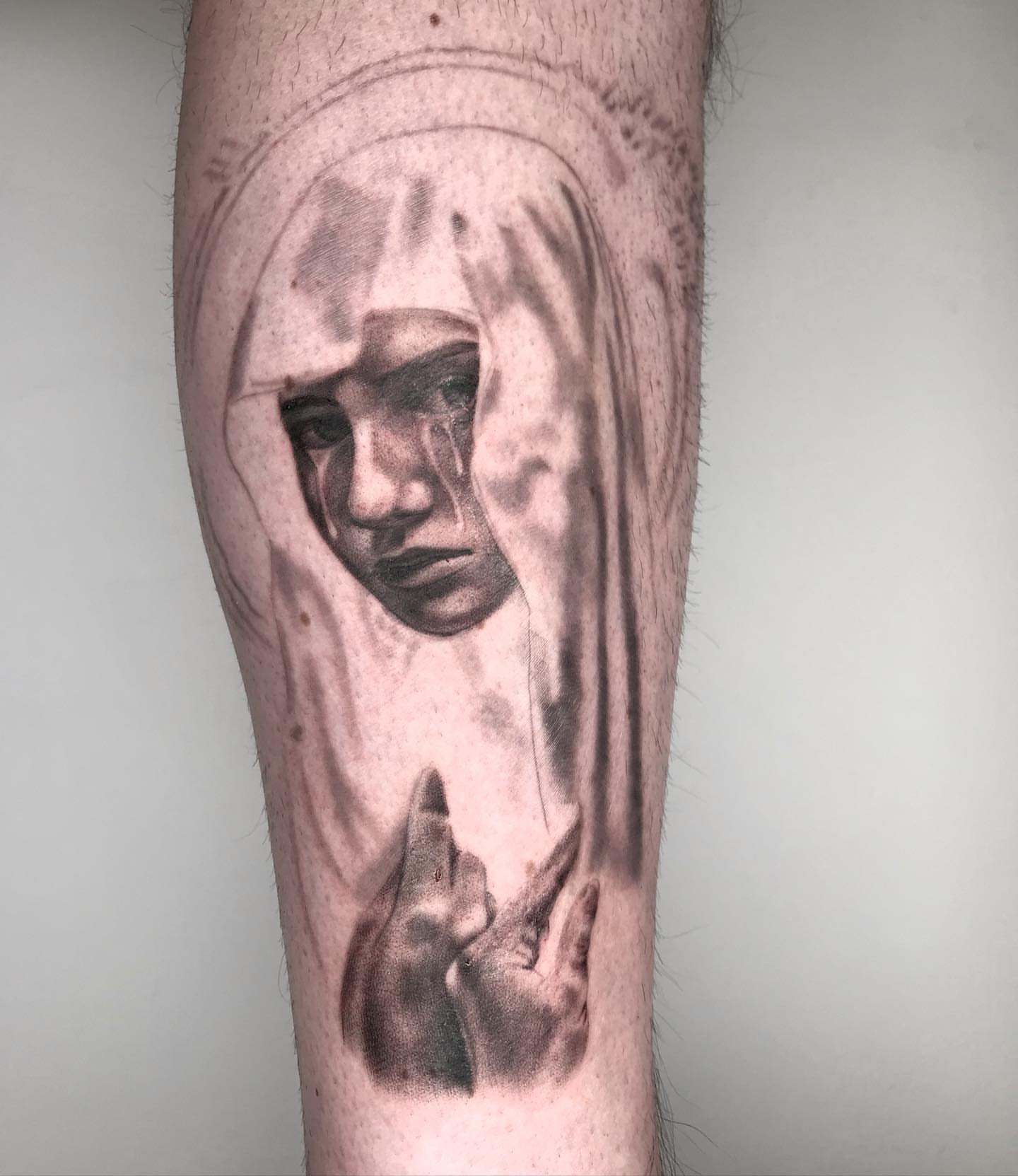 Tattoo by @imperialtattoo — realism, black_and_grey