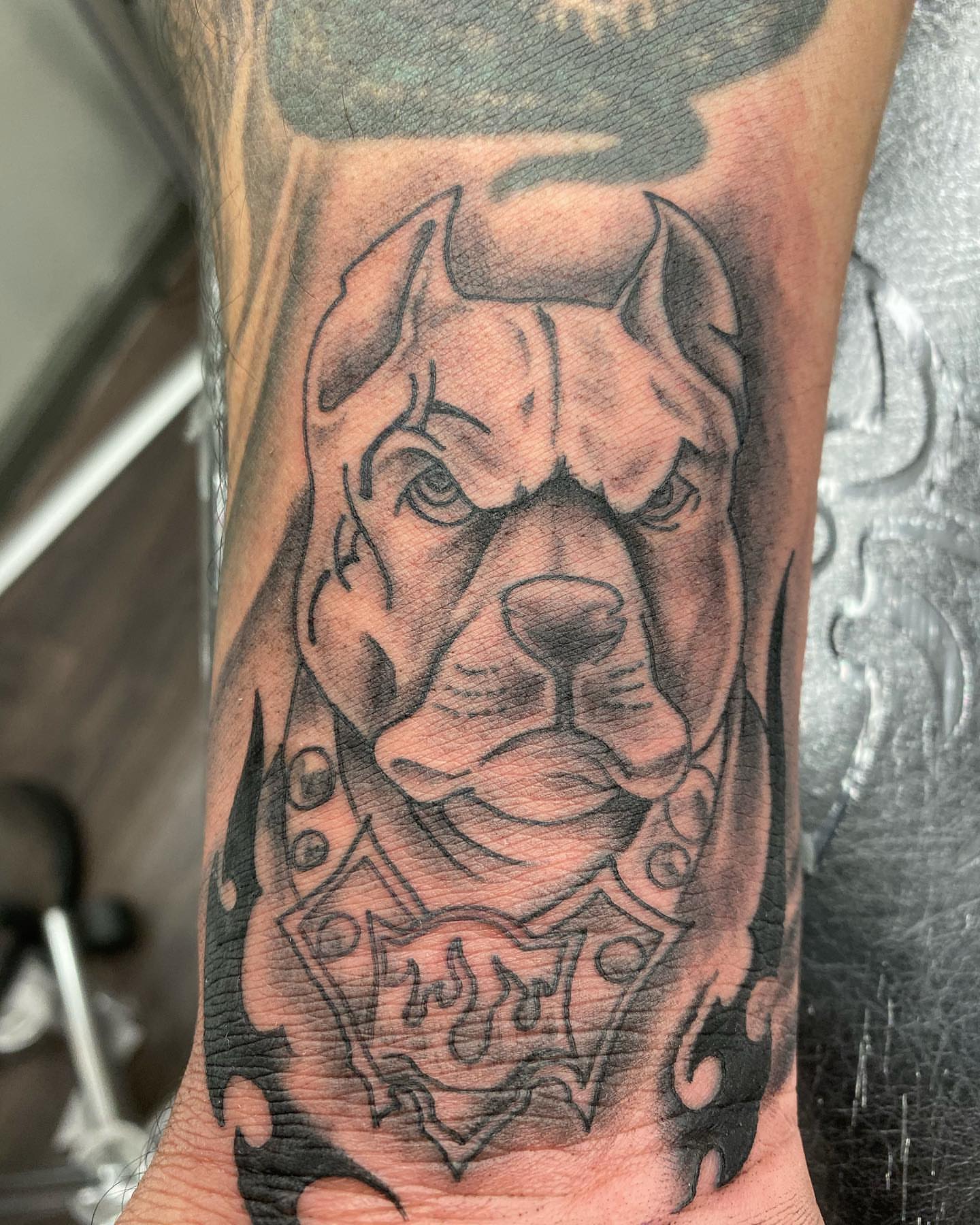 Tattoo by @pedrof.morales — realism, black_and_grey