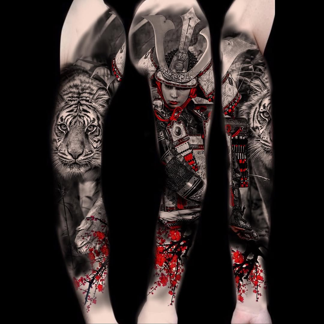 Tattoo by @sim_camillonitattoos — realism, japanese_irezumi