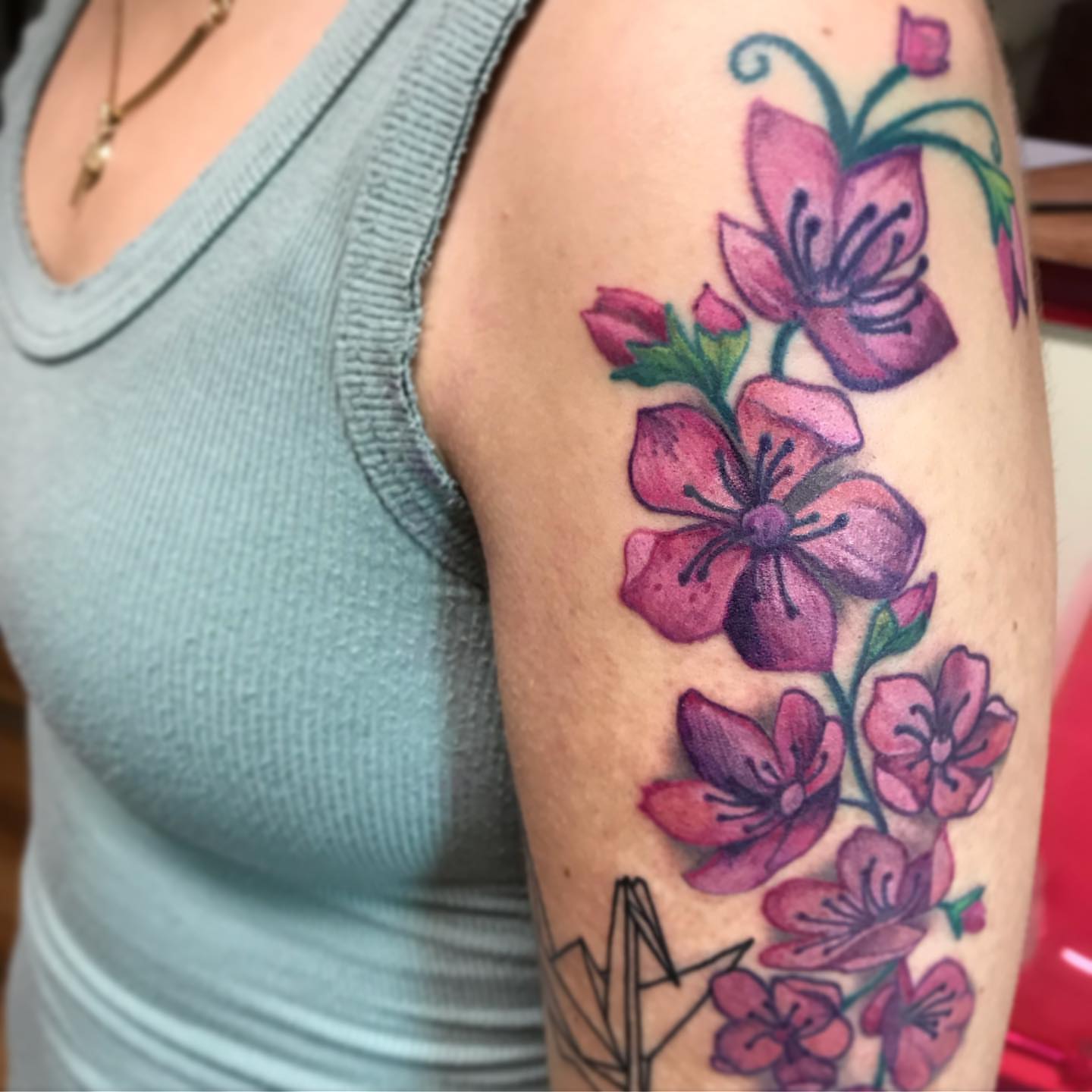Tattoo by @sv3ink — watercolor