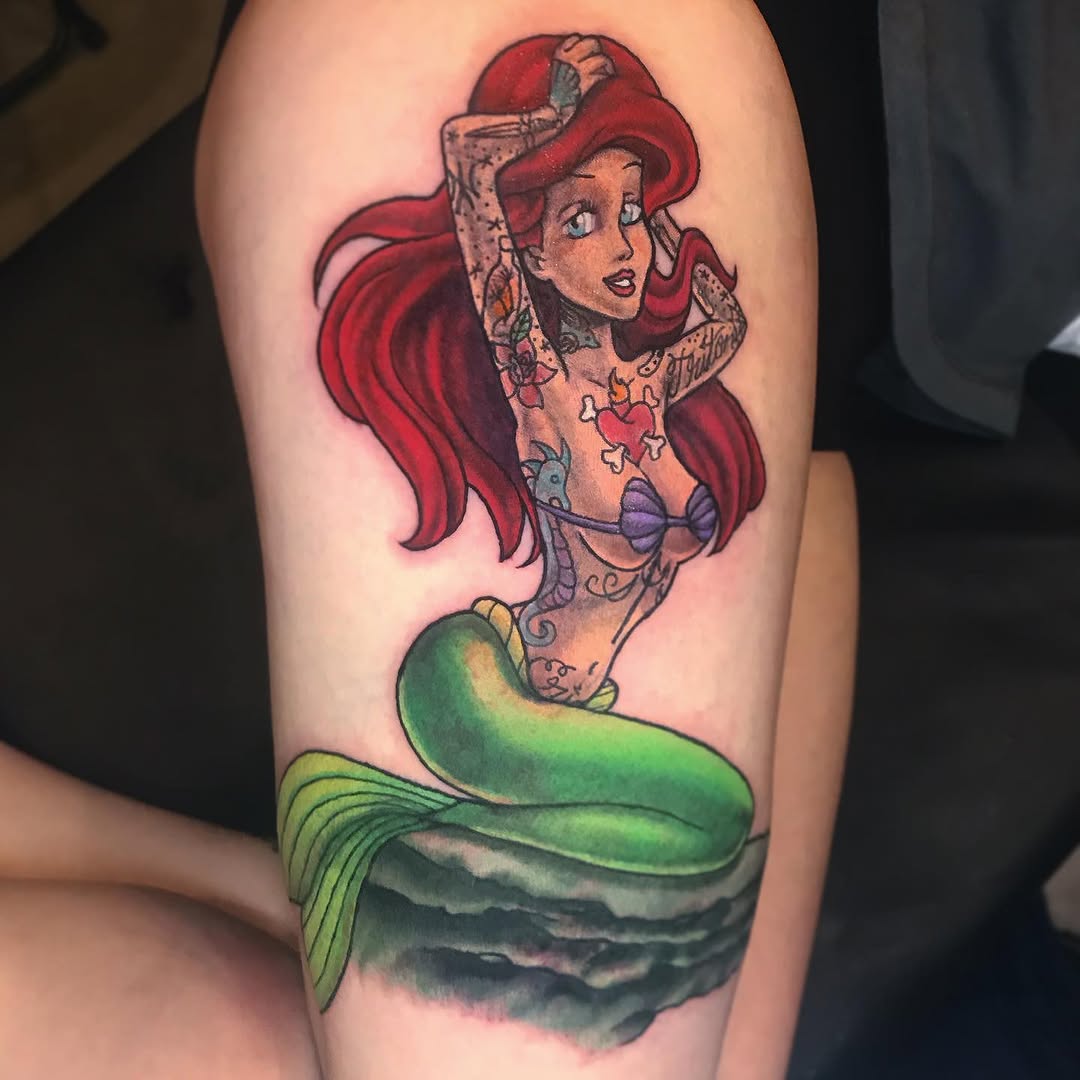 Tattoo by @theunquestionable — new_school, realism