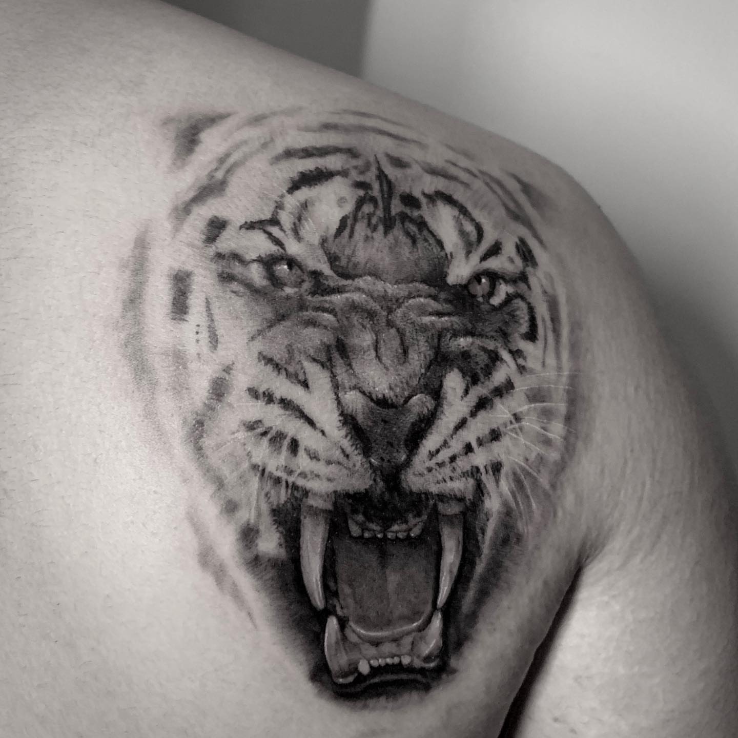 Tattoo by @digo_tattooer — realism, black_and_grey