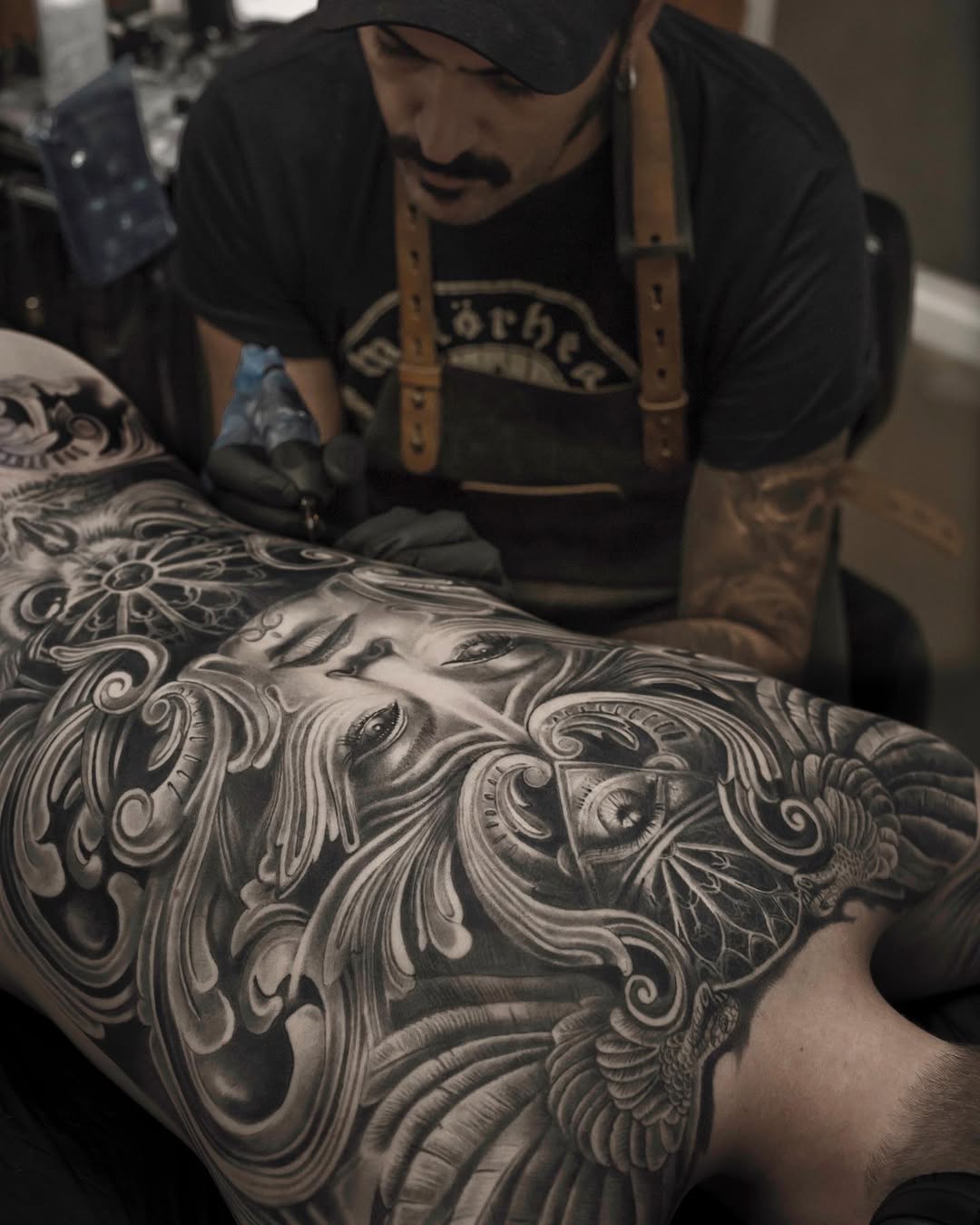 Tattoo by @mumia916 — black_and_grey, realism