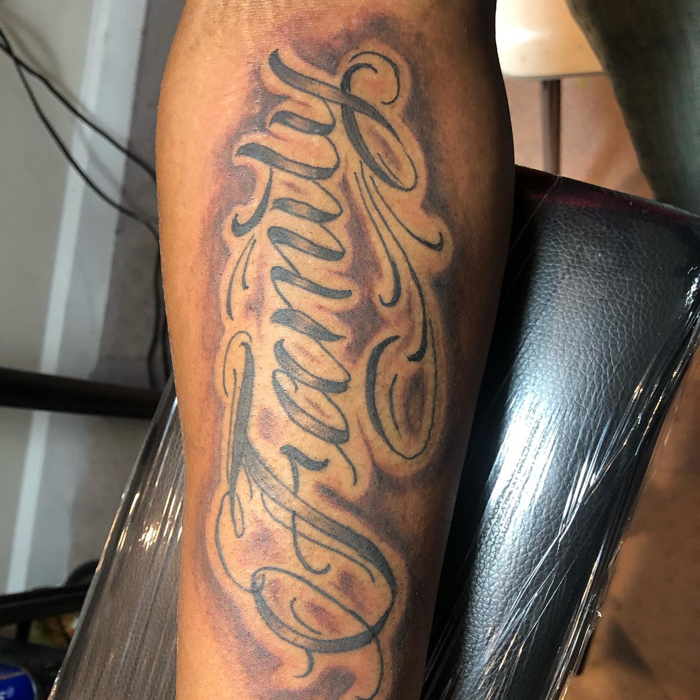 Tattoo by @amieinkadelik — lettering_script