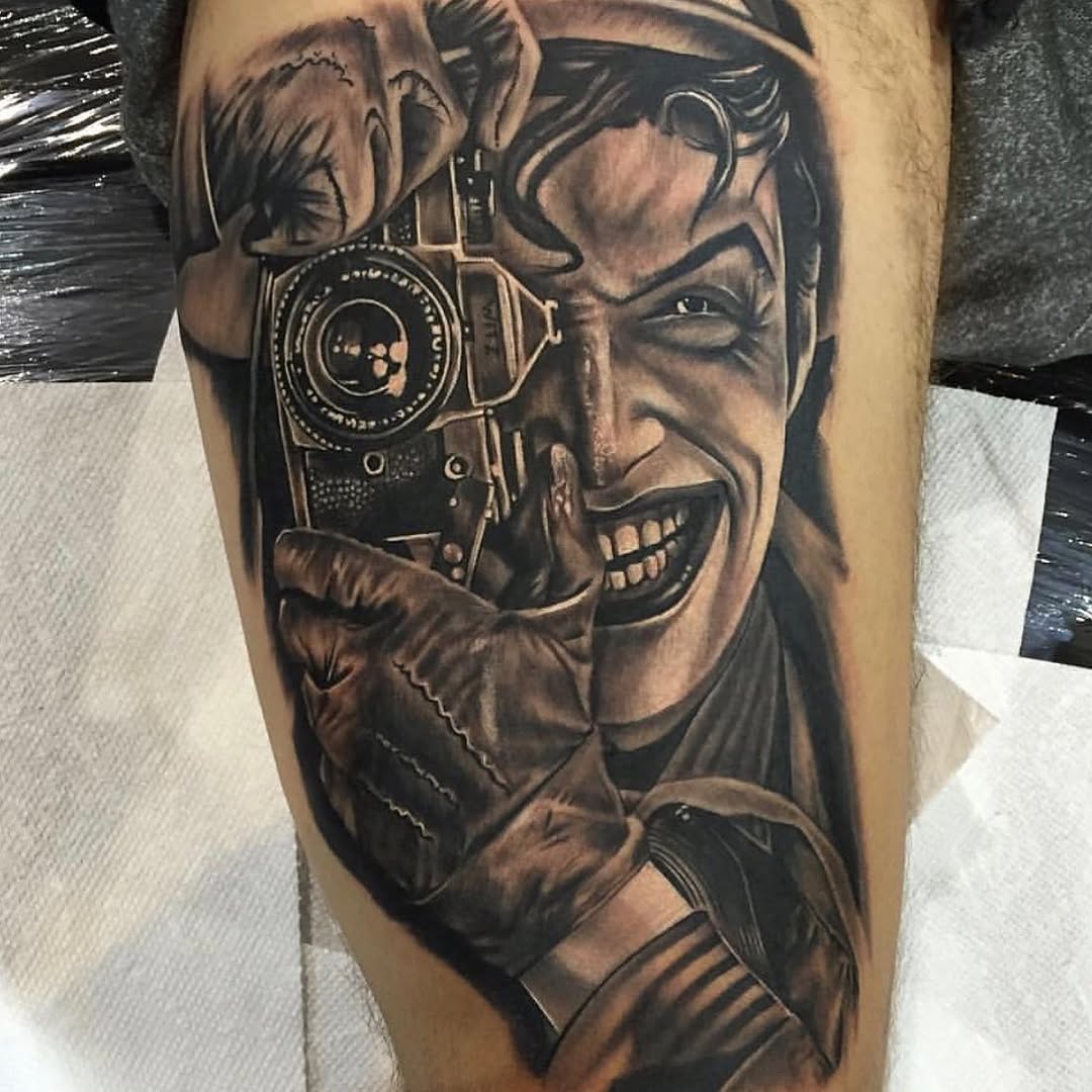 Tattoo by @payaso187 — realism, black_and_grey