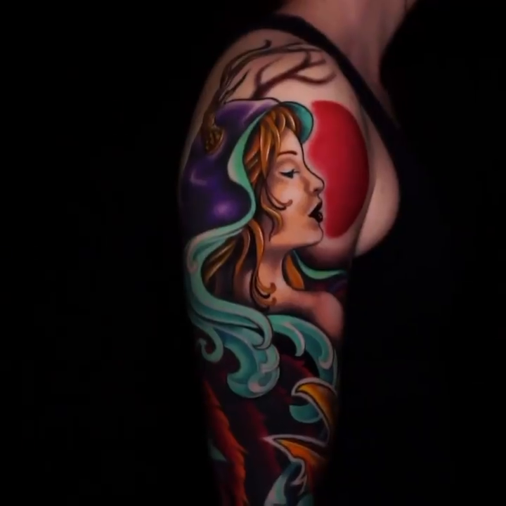 Tattoo by @sierracolt — neo_traditional, realism