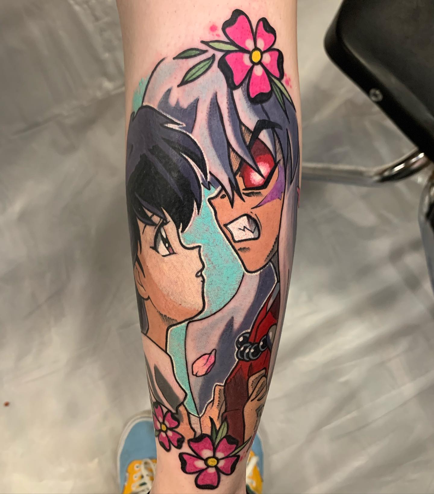 Tattoo by @karaxklenk — anime