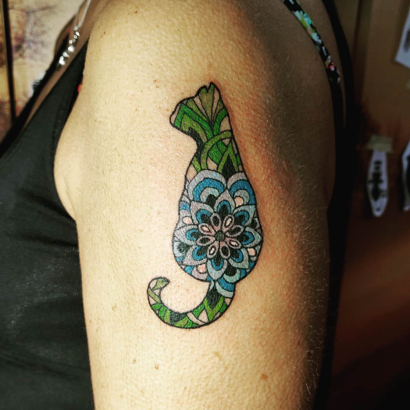 Tattoo by @andrea_osella_tattoo โ geometric, ornamental