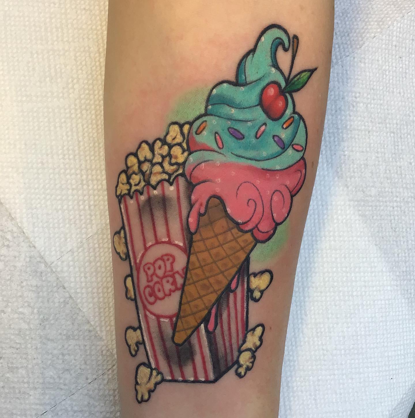 Tattoo by @jhowelltattoos — new_school, illustrative