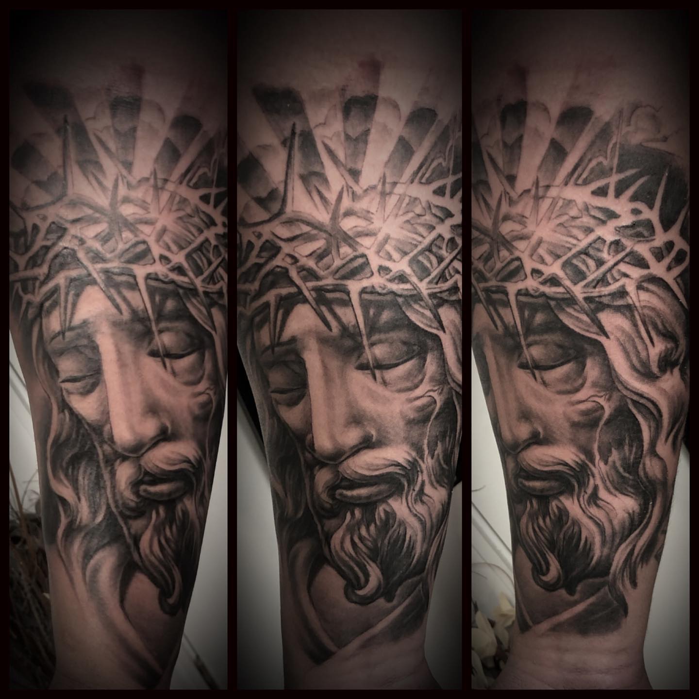 Tattoo by @lanceperlichtattoos — realism, black_and_grey