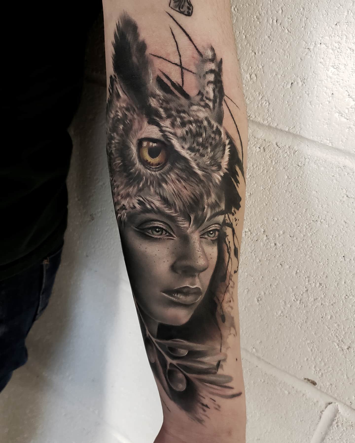 Tattoo by @ladyb.inknart — realism, dark_realism