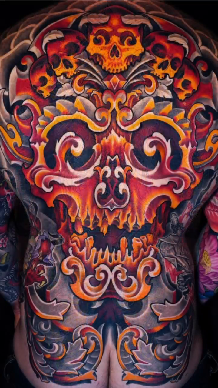 Tattoo by @sierracolt — japanese_irezumi, trash_polka