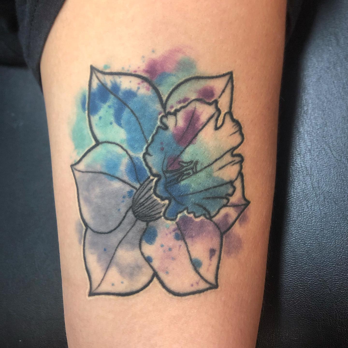 Tattoo by @mattktattoo — watercolor