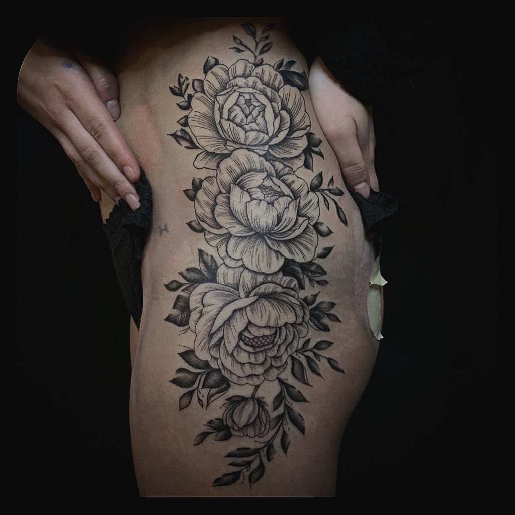 Tattoo by @frankphoenix — black_and_grey