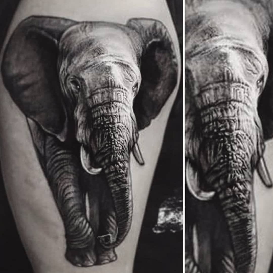 Tattoo by @davidalcocertattoo — realism, black_and_grey