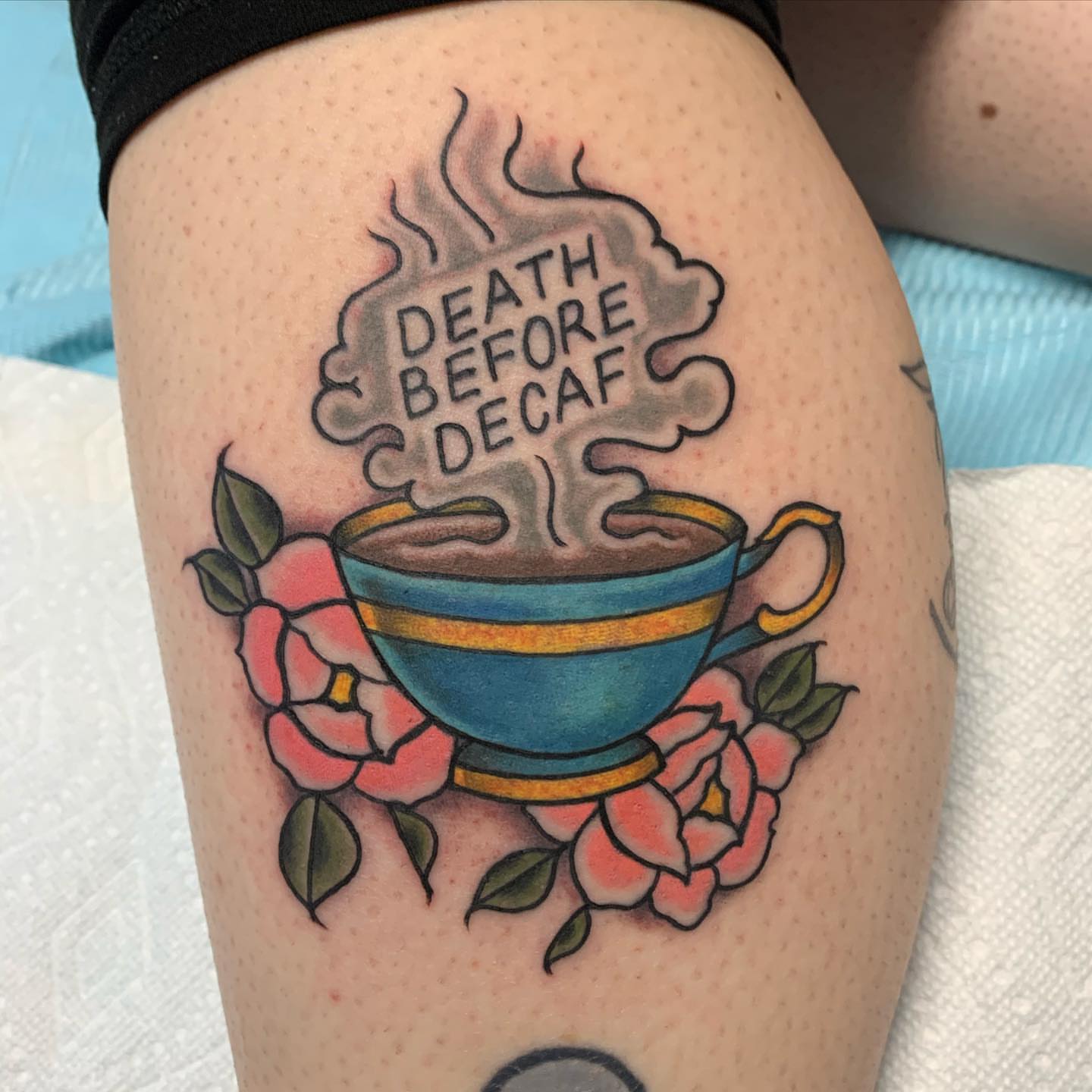 Tattoo by @_tattoosbyshon_ — american_traditional, dotwork