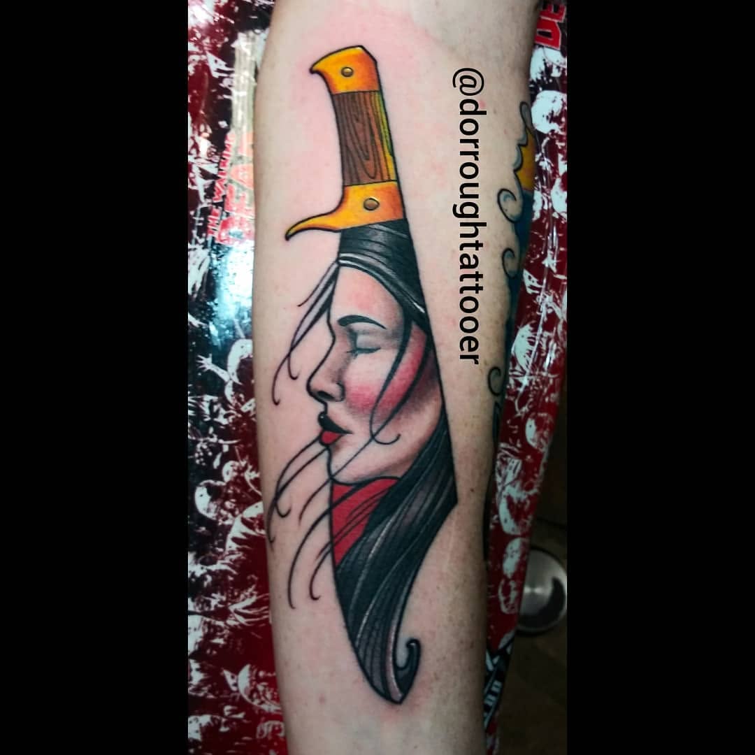 Tattoo by @dorroughtattooer — american_traditional, neo_traditional