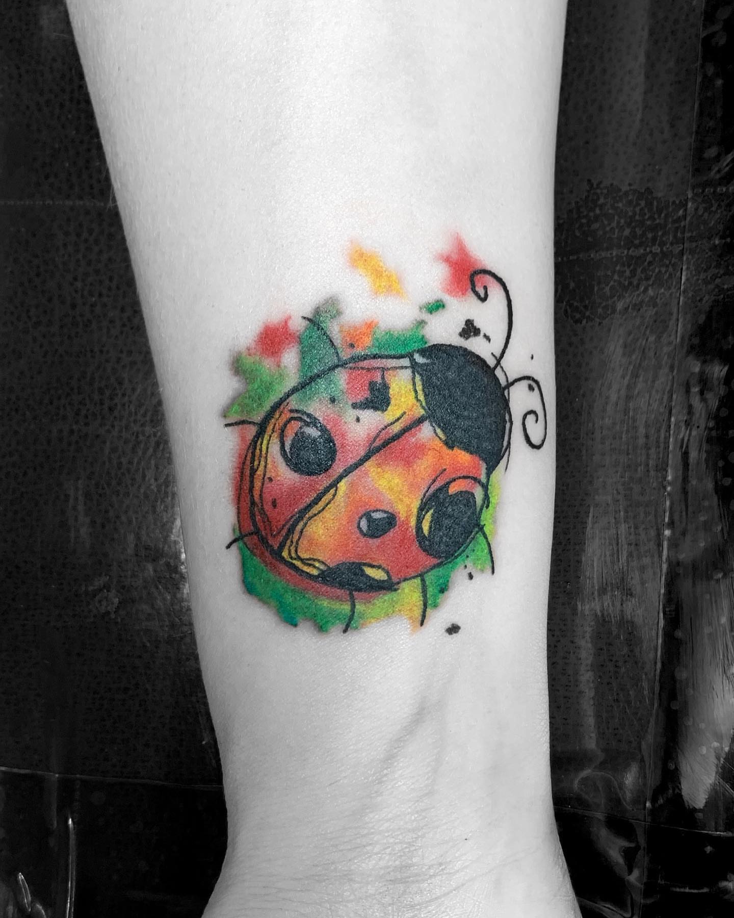 Tattoo by @sabrina_tattoos_ — watercolor
