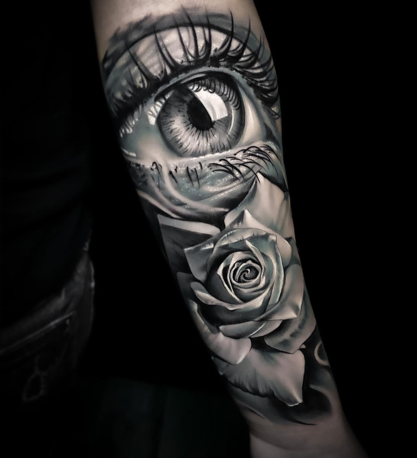 Tattoo by @dgtatts — realism, black_and_grey