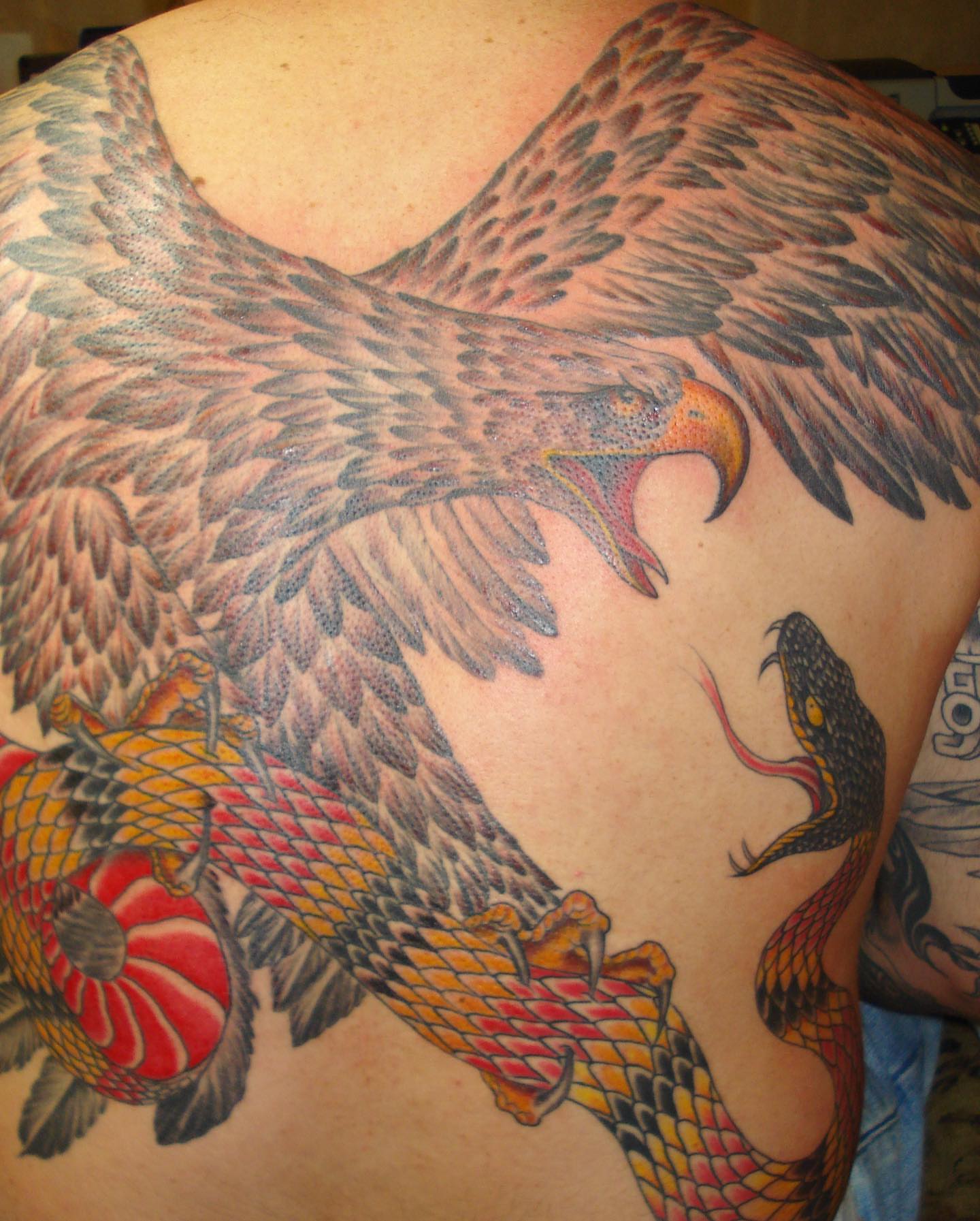 Tattoo by @milford13 — dotwork, japanese_irezumi